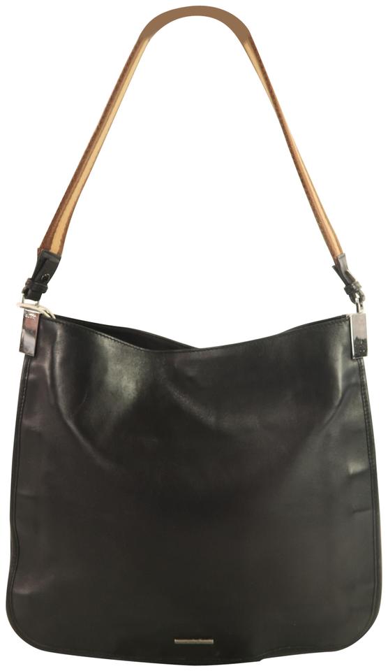 G*G Black Calfskin Tote