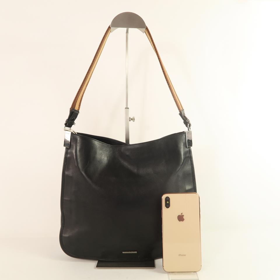 G*G Black Calfskin Tote