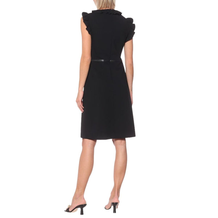 Black Horsebit Crêpe Dress