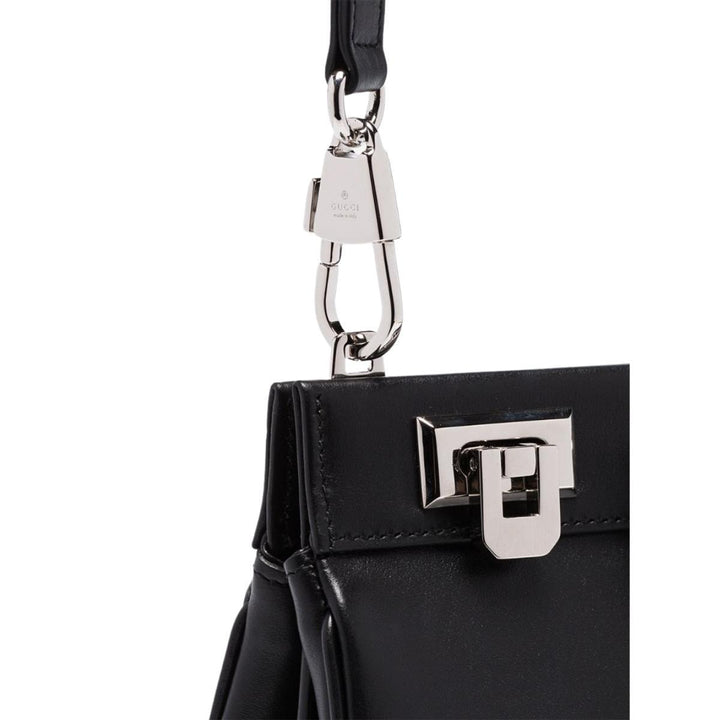 Black Zumi Medium Leather Tote Bag