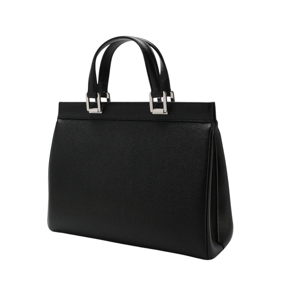 Black Zumi Medium Leather Tote Bag
