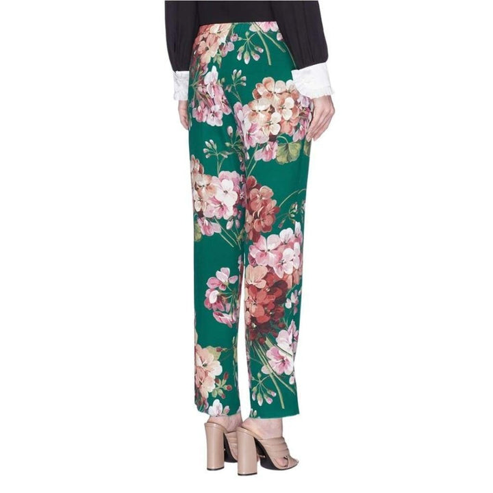Blooms Print Pyjama Silk Pants