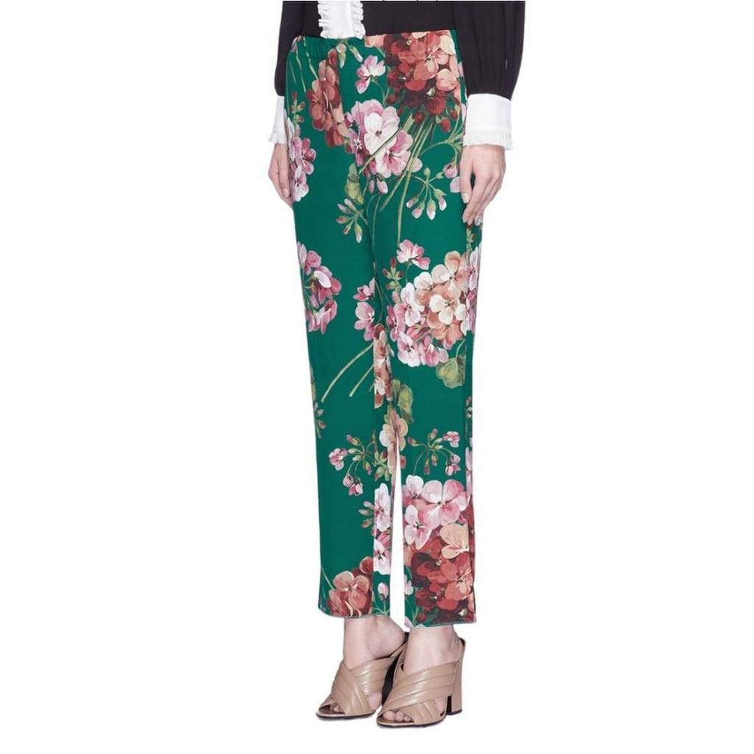 Blooms Print Pyjama Silk Pants