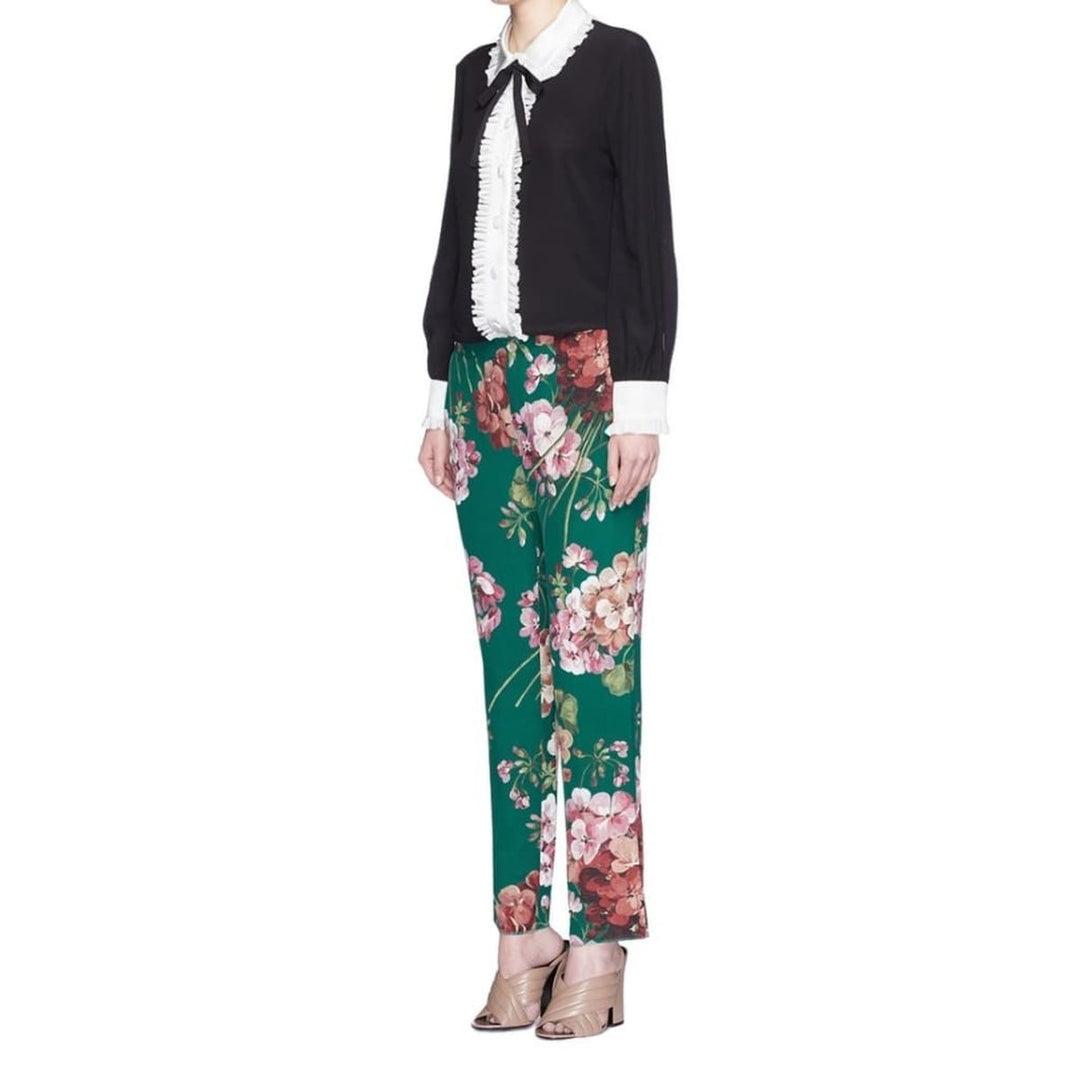 Blooms Print Pyjama Silk Pants