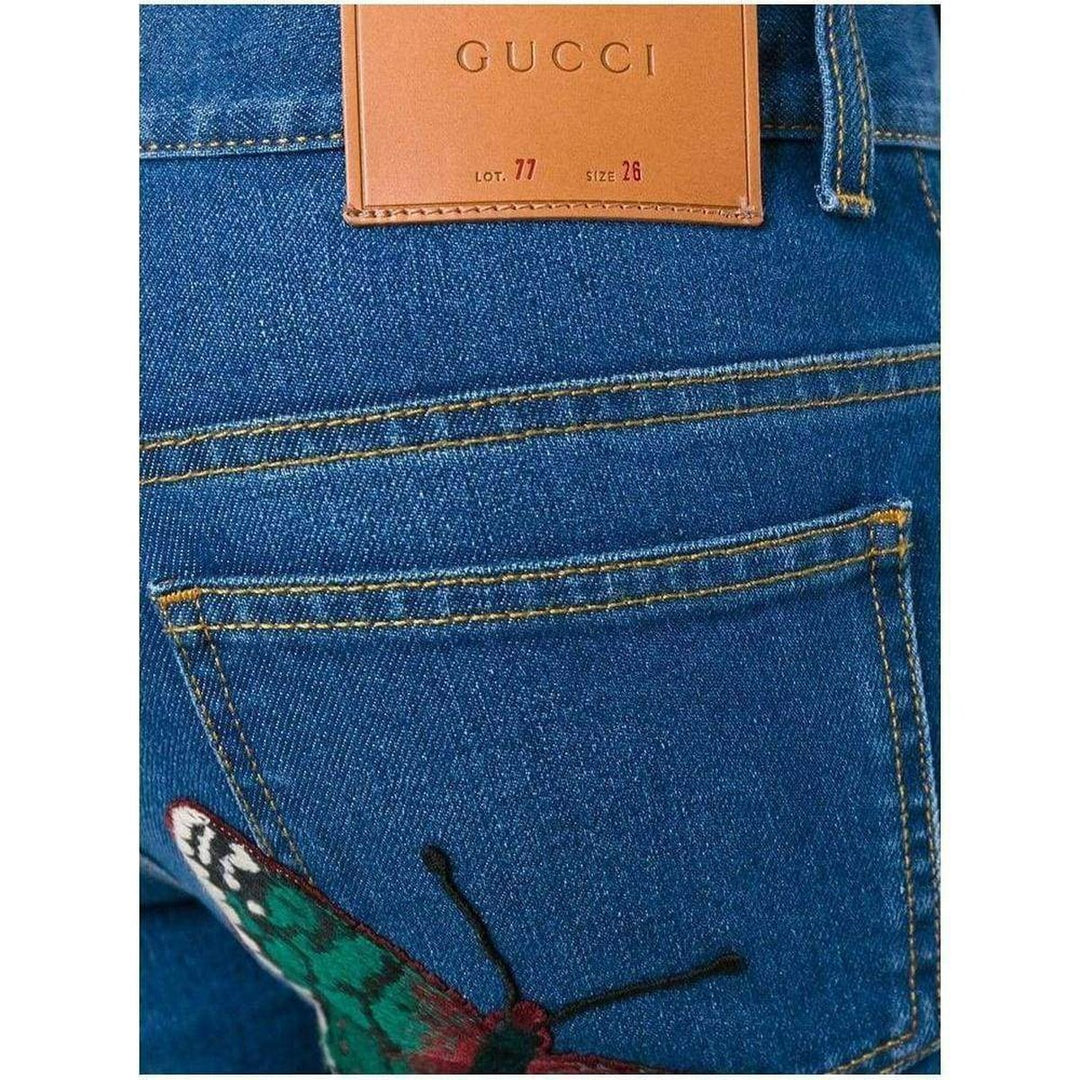 Bee & Butterfly Patches Jeans