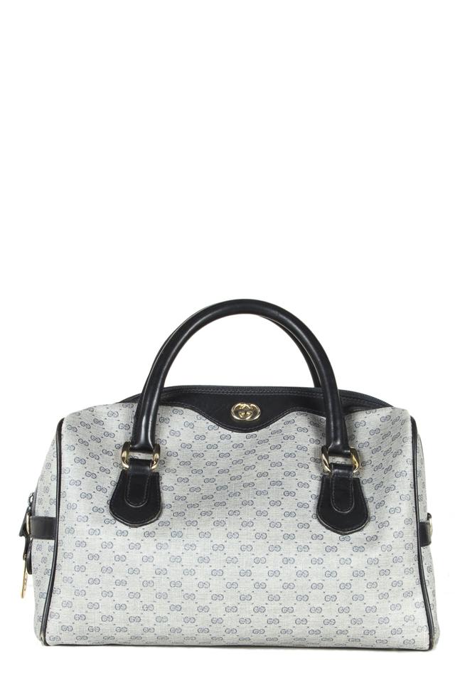 G*G Boston Bag Monogram Blue Tote