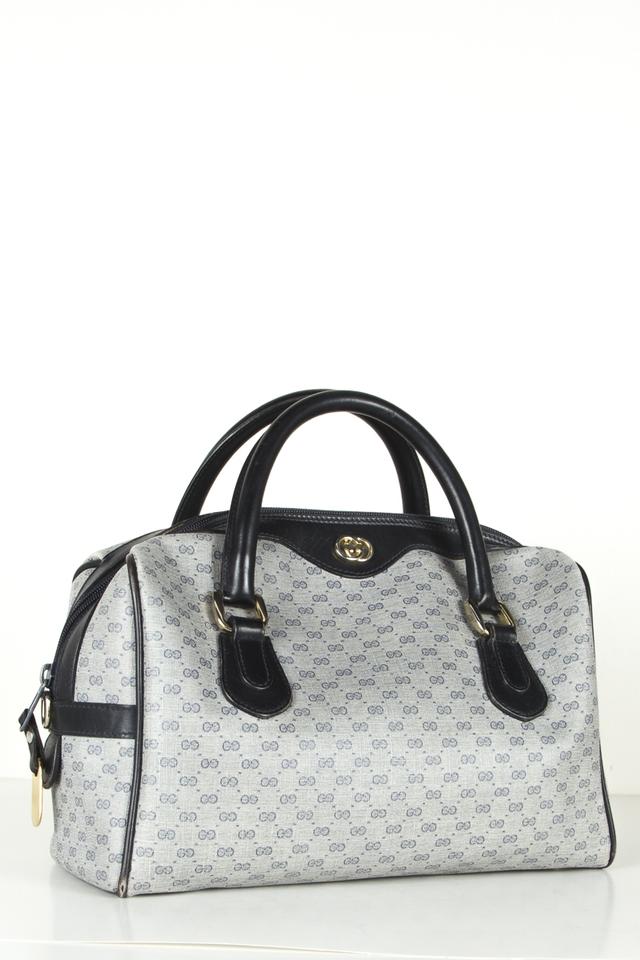 G*G Boston Bag Monogram Blue Tote