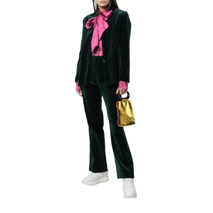Bow Neck Silk Blend Satin Blouse