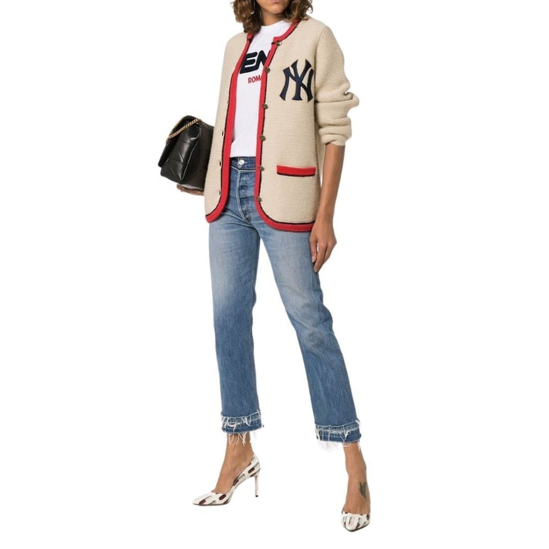 Cardigan With New York Yankees ™ Patch