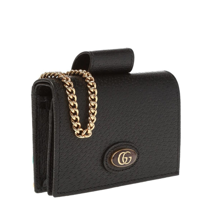Chain Hardcase Black Wallet