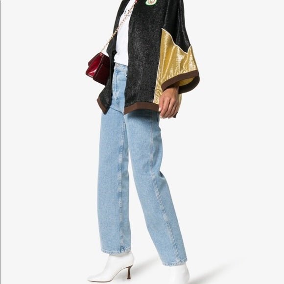 Crêpe Lurex Kimono Jacket