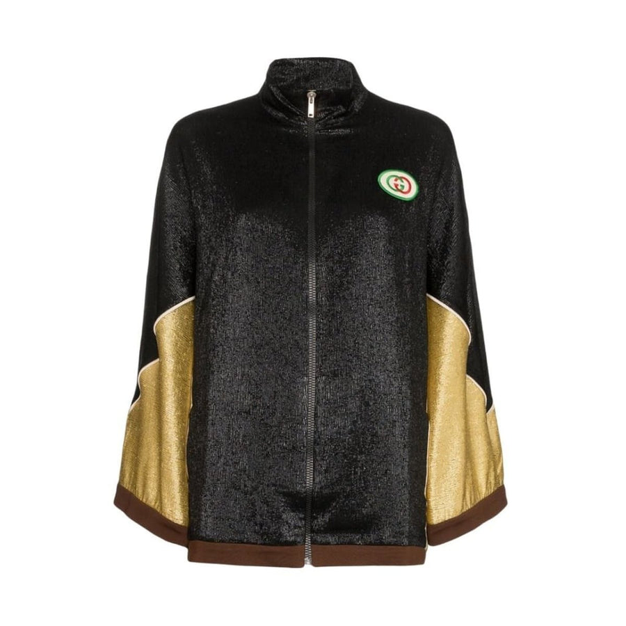 Gucci-Crêpe Lurex Kimono Jacket - Runway Catalog
