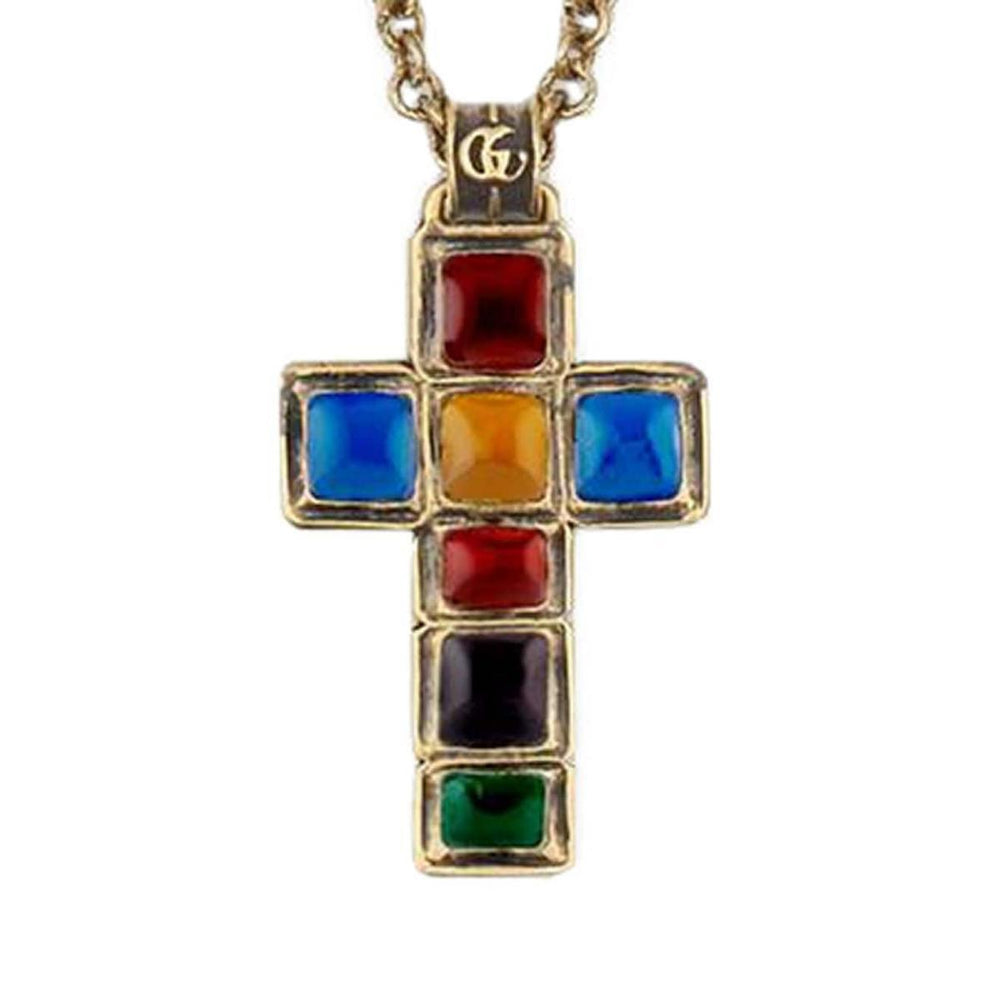 Gucci-Cross Pendant Necklace - Runway Catalog