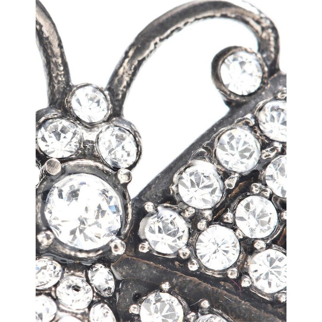Crystal Embellished Butterfly Earrings