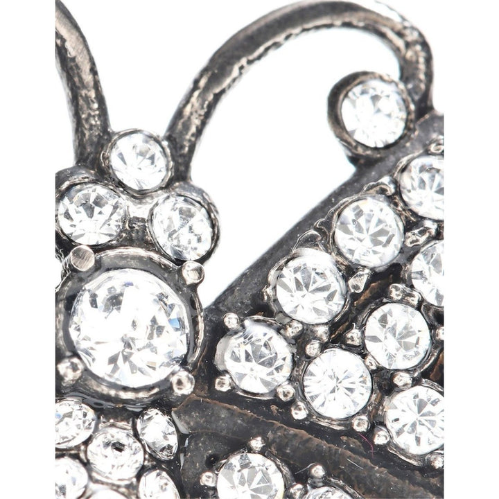 Crystal Embellished Butterfly Earrings