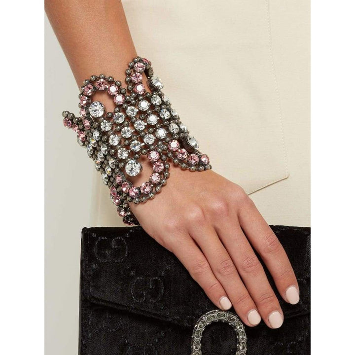 Crystal-embellished Cuff