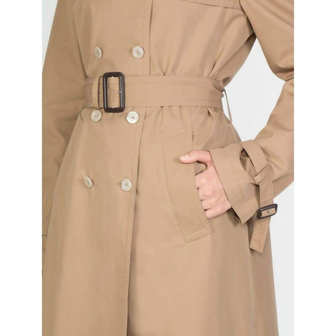 Double-Breasted Belted Trench Coat