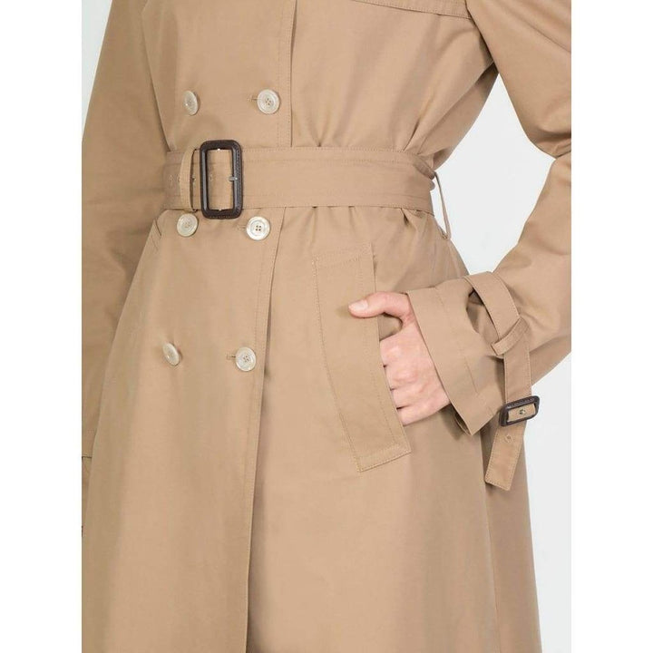 Double-Breasted Belted Trench Coat