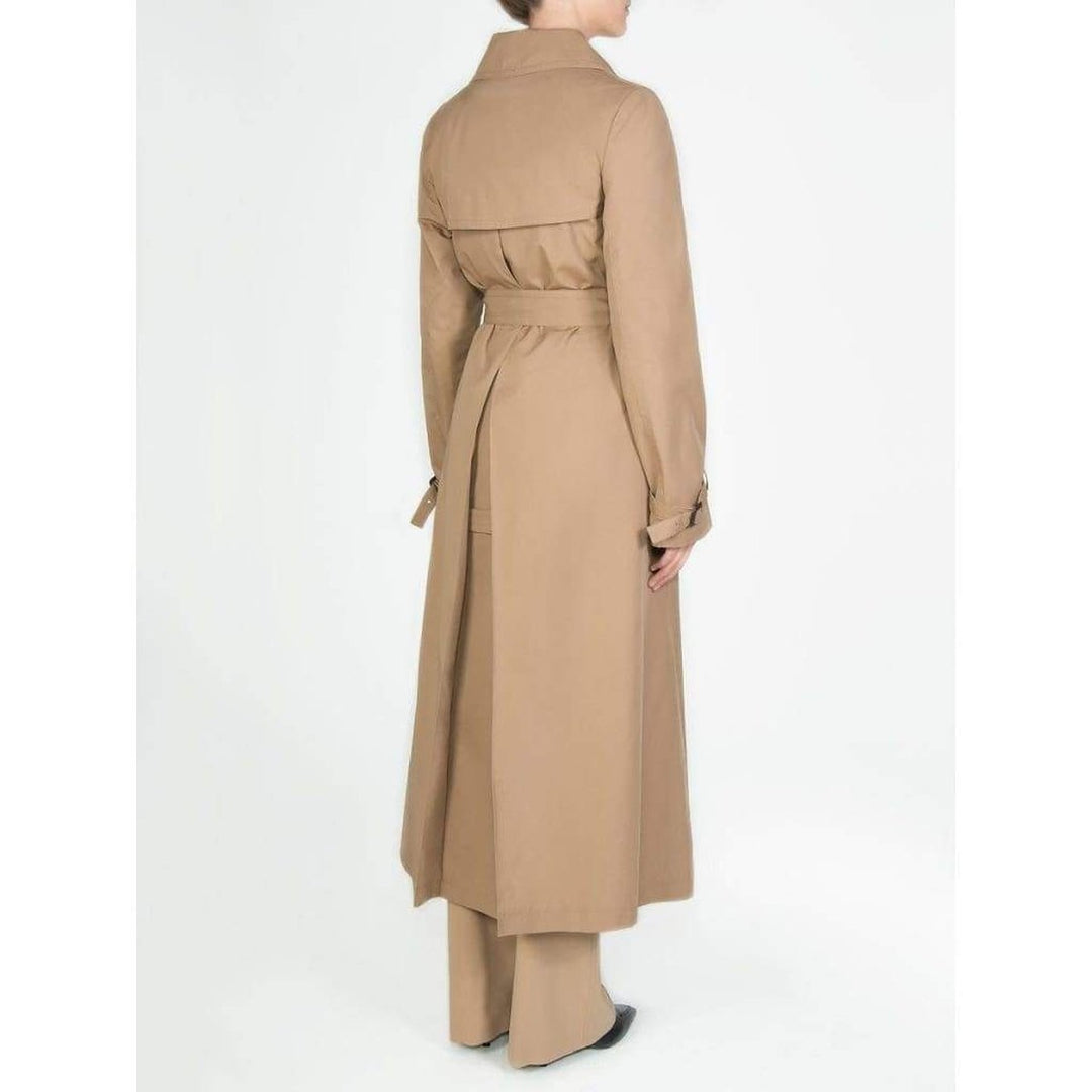 Double-Breasted Belted Trench Coat