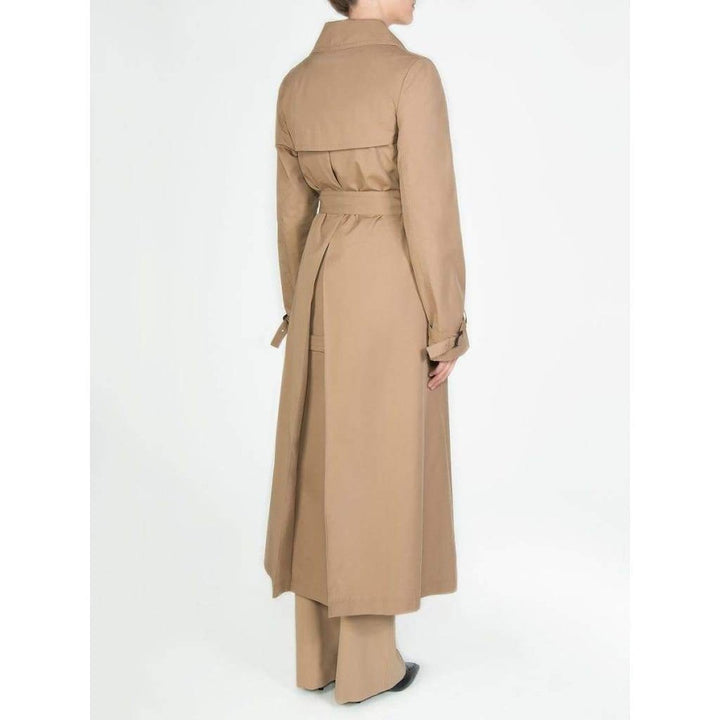 Double-Breasted Belted Trench Coat