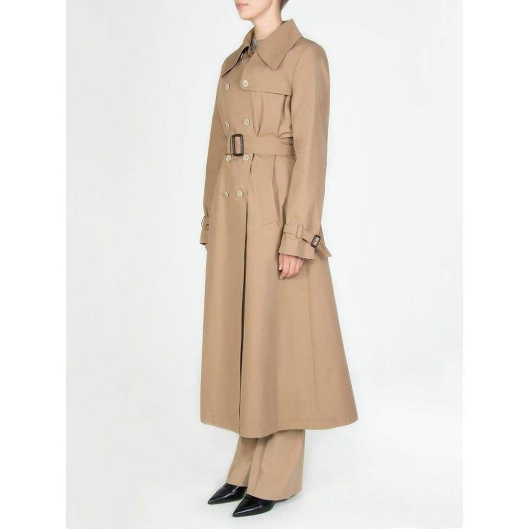 Double-Breasted Belted Trench Coat