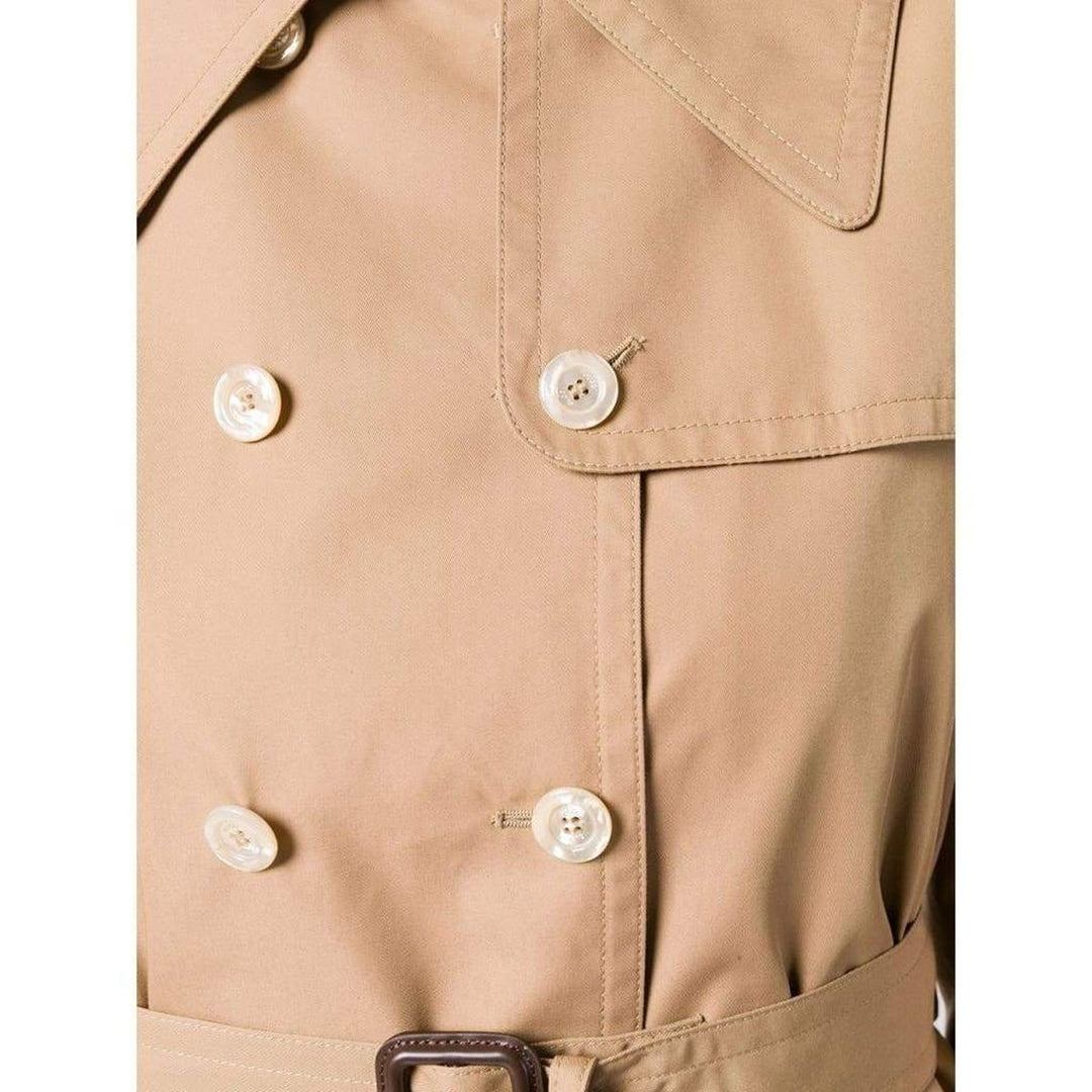 Double-Breasted Belted Trench Coat