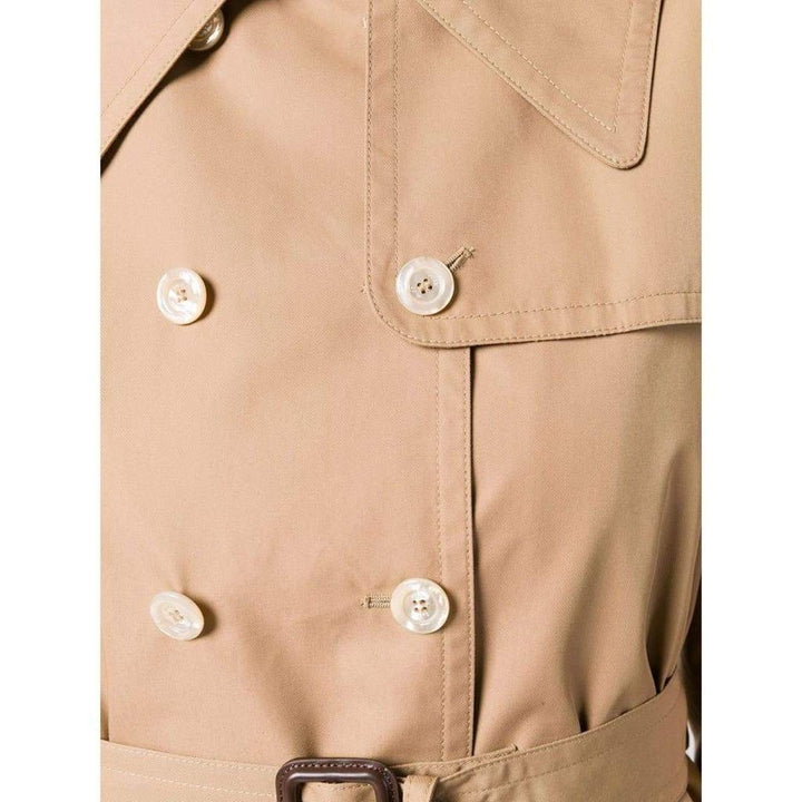 Double-Breasted Belted Trench Coat