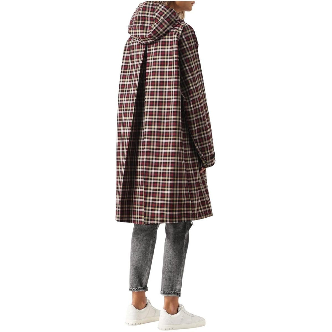 Embellished Plaid Coat