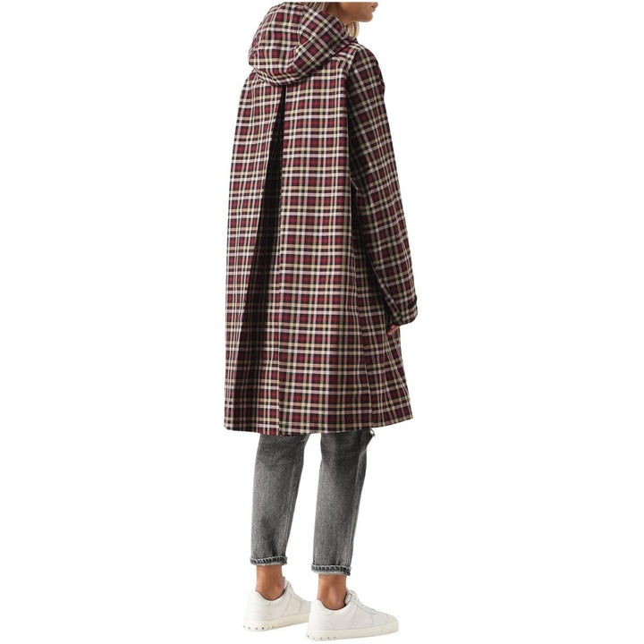Embellished Plaid Coat