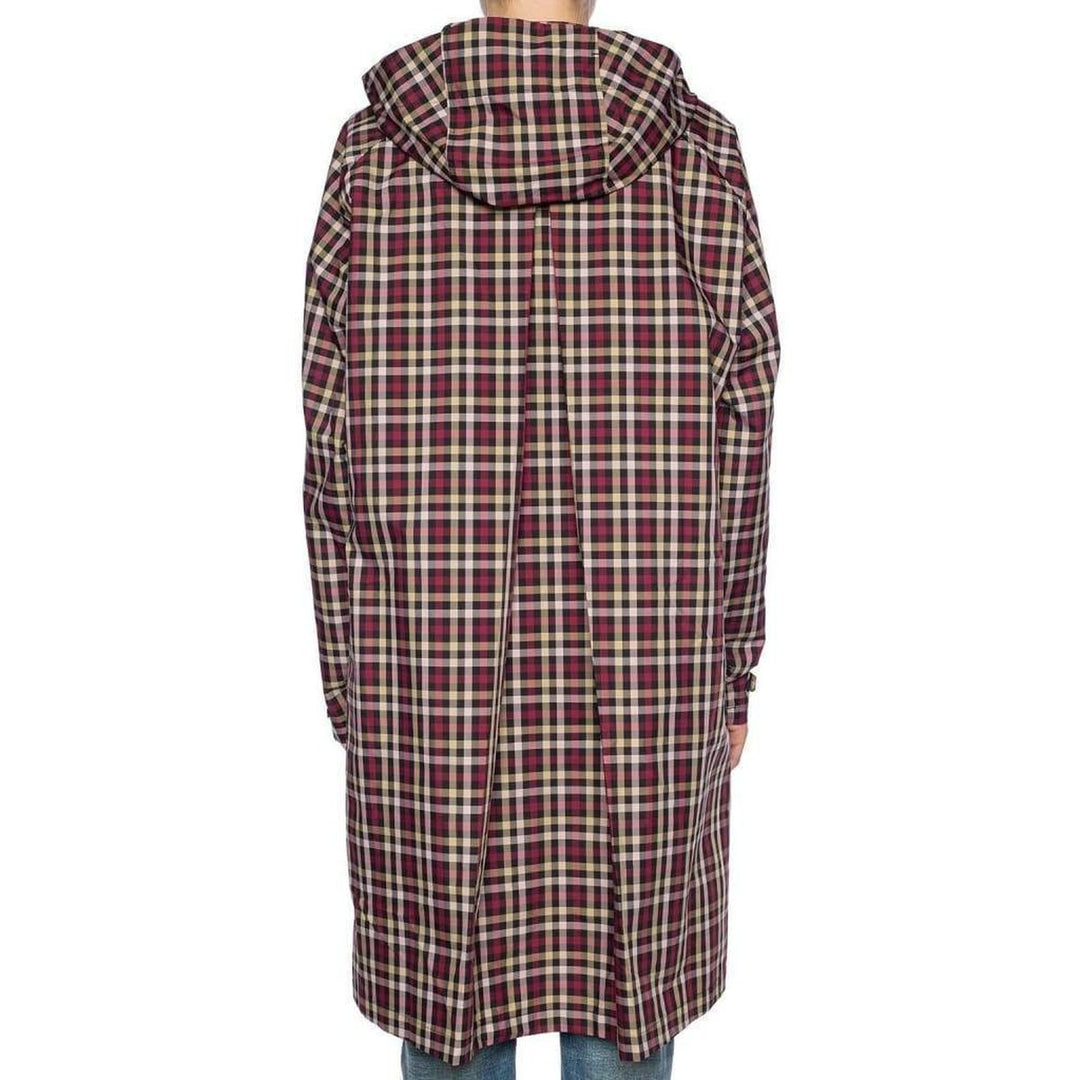 Embellished Plaid Coat