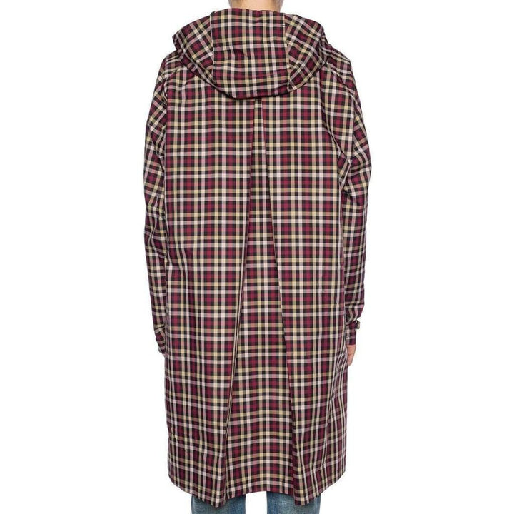 Embellished Plaid Coat