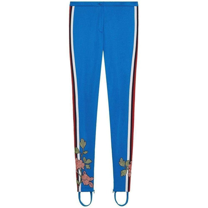 Gucci-Embroidered Jersey Stirrup Legging - Runway Catalog