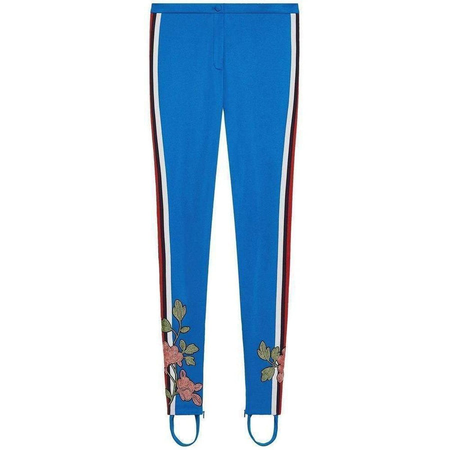 Gucci-Embroidered Jersey Stirrup Legging - Runway Catalog