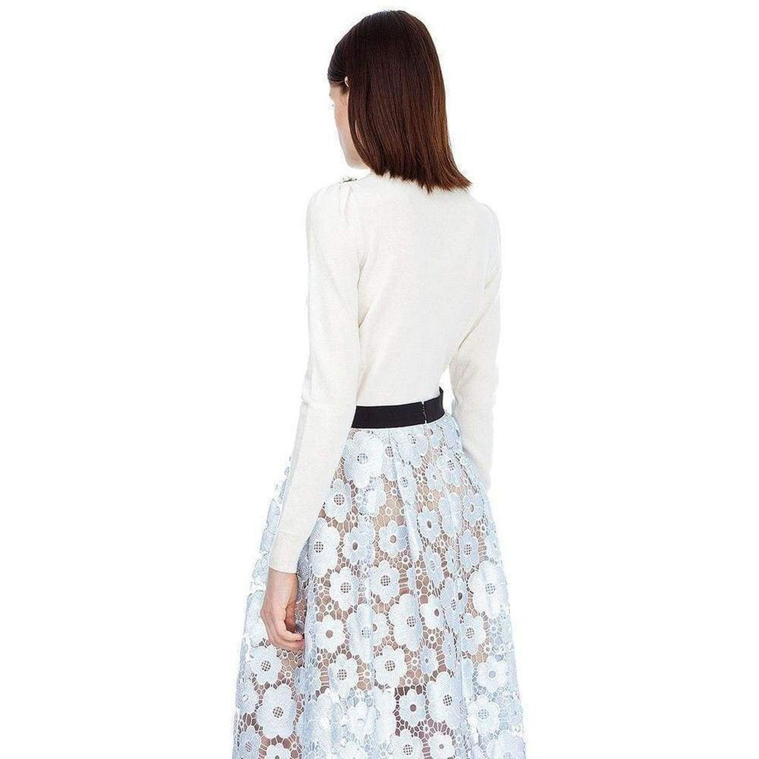 Embroidered Wool Sweater