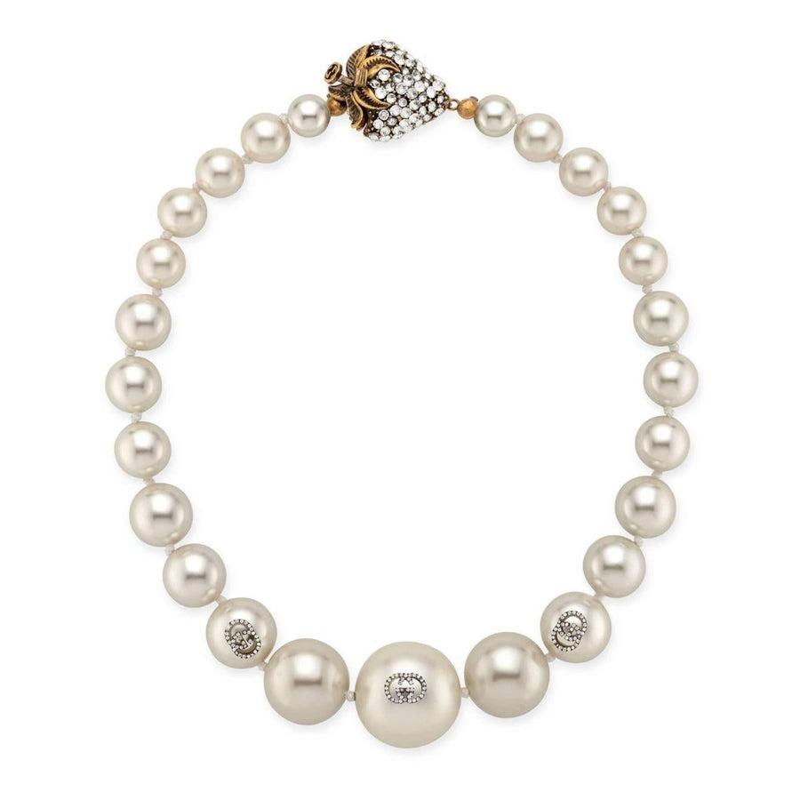 Gucci-Faux Pearl Necklace - Runway Catalog