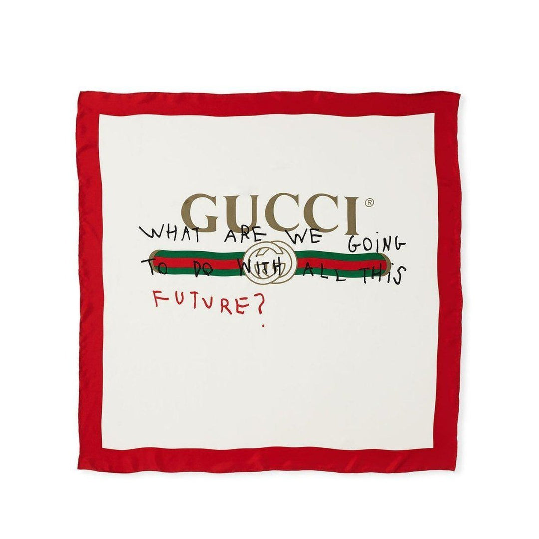 Gucci-Future Foulard Silk Scarf - Runway Catalog