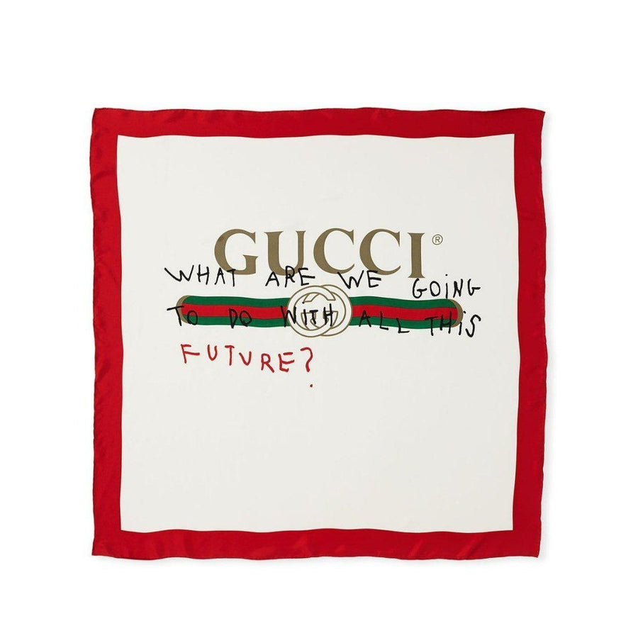 Gucci-Future Foulard Silk Scarf - Runway Catalog