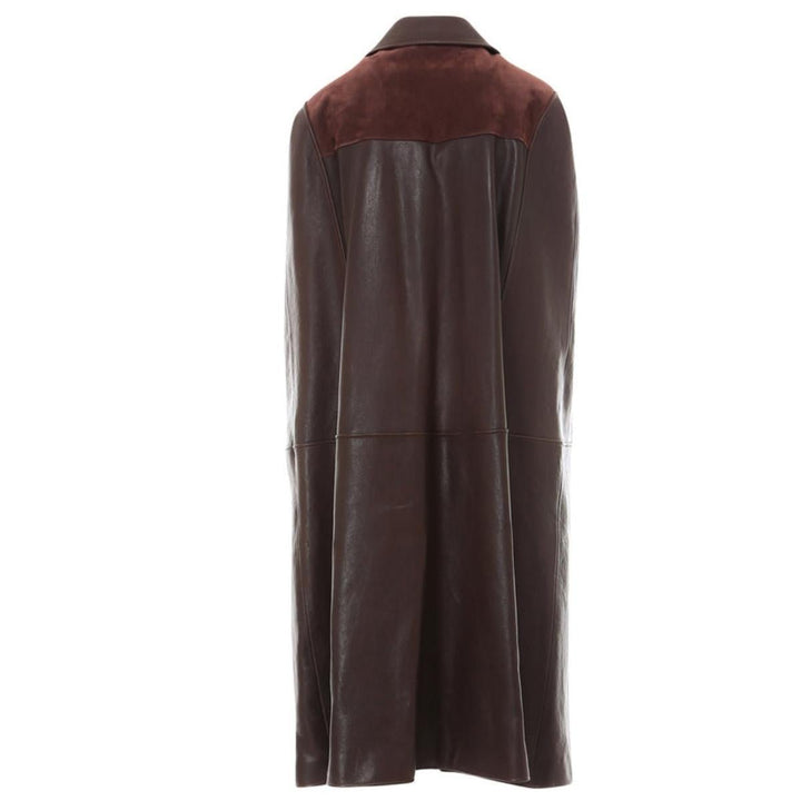 GG-logo Leather And Suede Cape