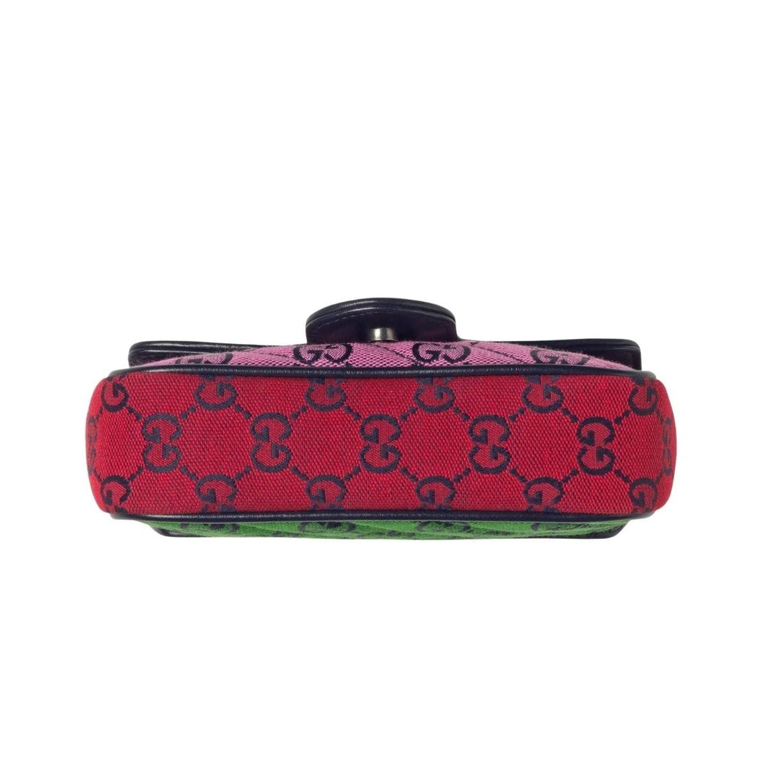 GG Marmont Multicolour Super Mini Bag