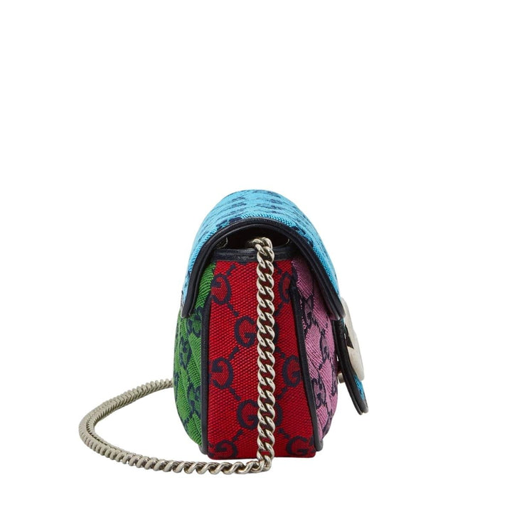 GG Marmont Multicolour Super Mini Bag