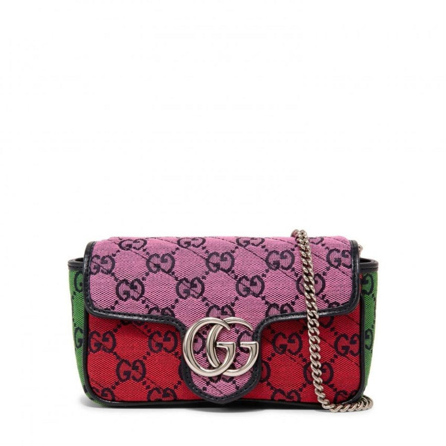 Gucci-GG Marmont Multicolour Super Mini Bag - Runway Catalog