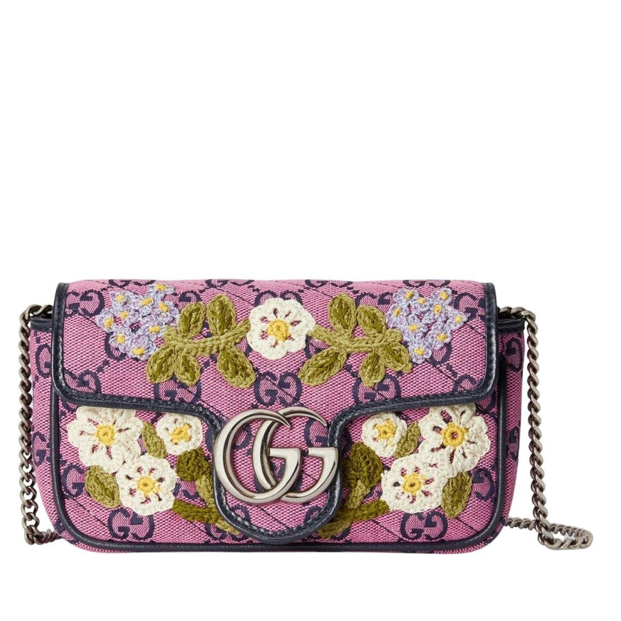 Gucci-GG Marmont Multicolour Super Mini Bag - Runway Catalog