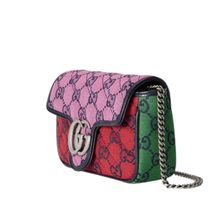 GG Marmont Multicolour Super Mini Bag