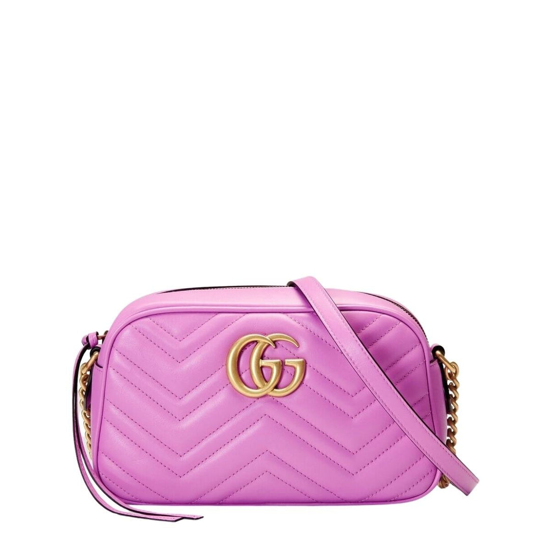 Gucci-GG Marmont Quilted Shoulder Bag - Runway Catalog