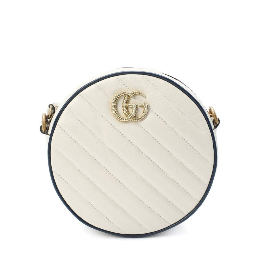 Gucci-GG Marmont Round Shoulder Bag - Runway Catalog