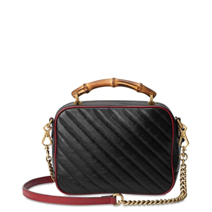 GG Marmont Small Matelassé Shoulder Bag with Bamboo Handle