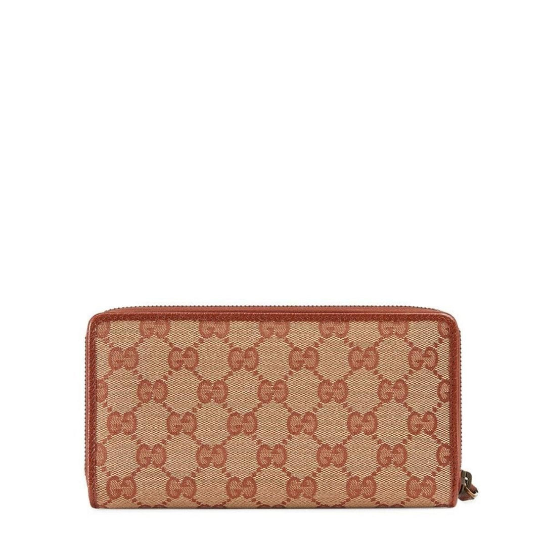 GG Zip Around Wallet with New York Yankees Patch