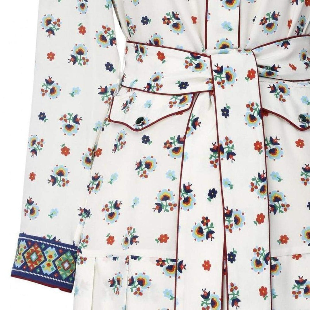 Gypsy Print Silk Cocktail Dress