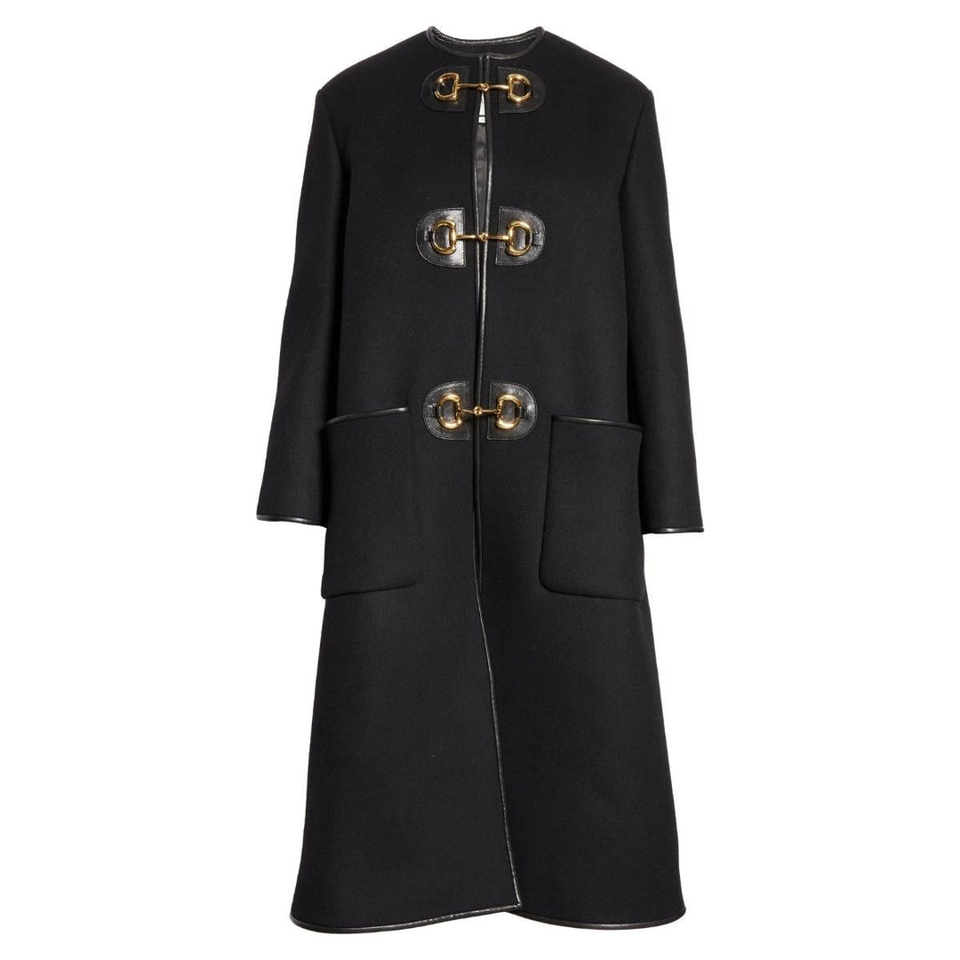 Gucci-Horsebit Toggle Wool Military Coat - Runway Catalog