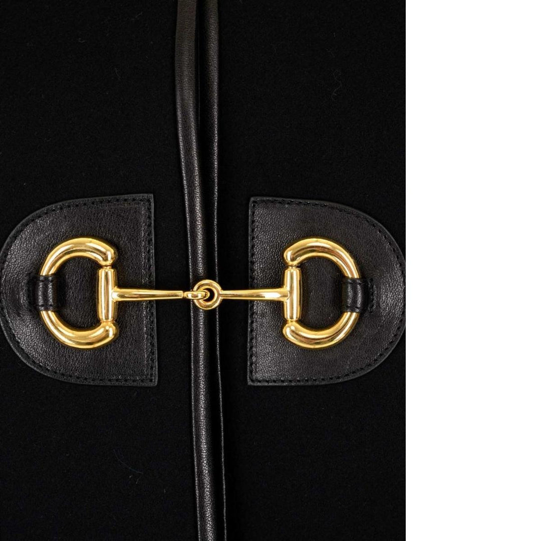 Horsebit Toggle Wool Military Coat